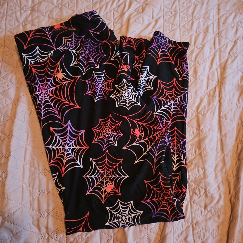 Colorful Spider Web Leggings (Never Been Worn) XXXL